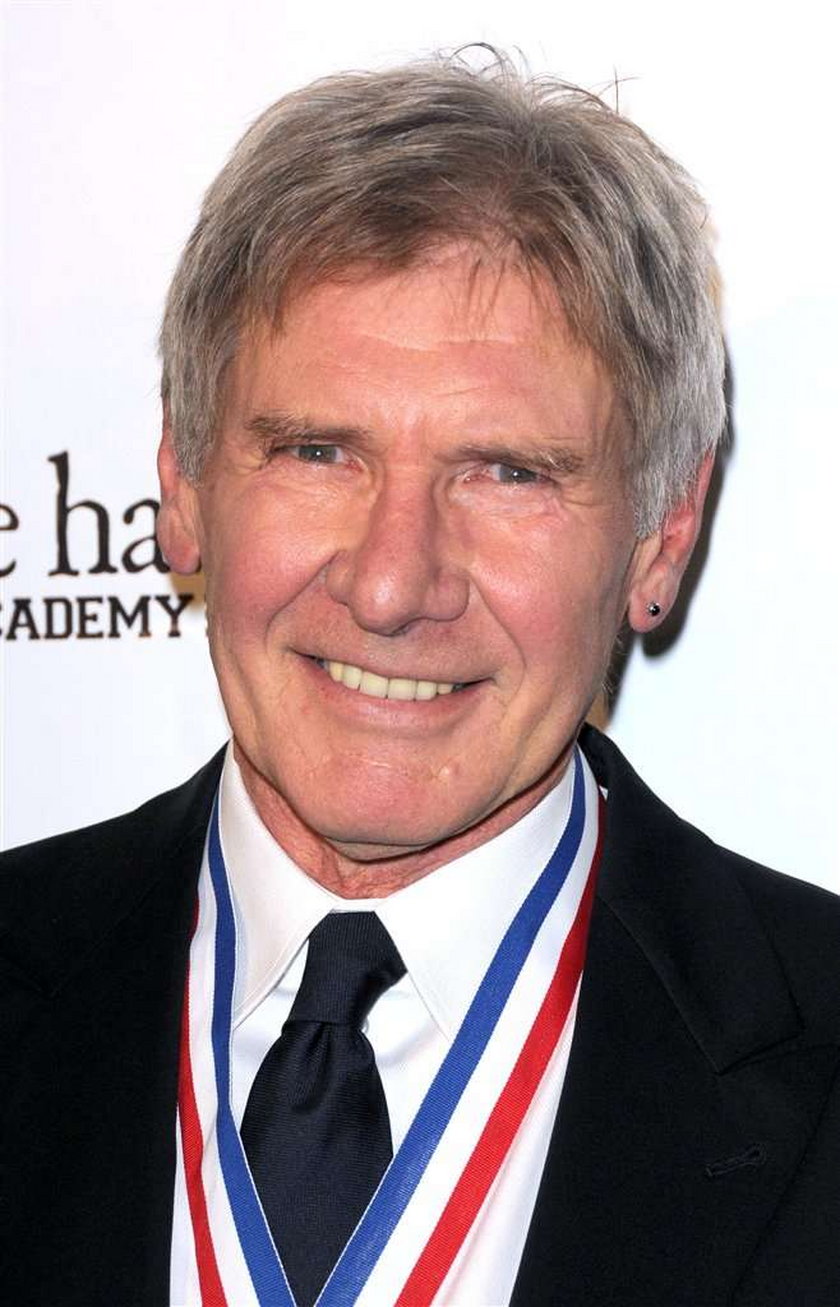 Harrison Ford zabrał syna na mecz