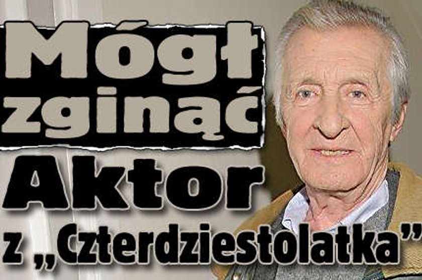 Aktor z "Czterdziestolatka" mógł zginąć!