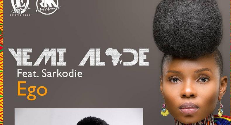 Yemi Alade's Ego featuring Sarkodie cover artwork