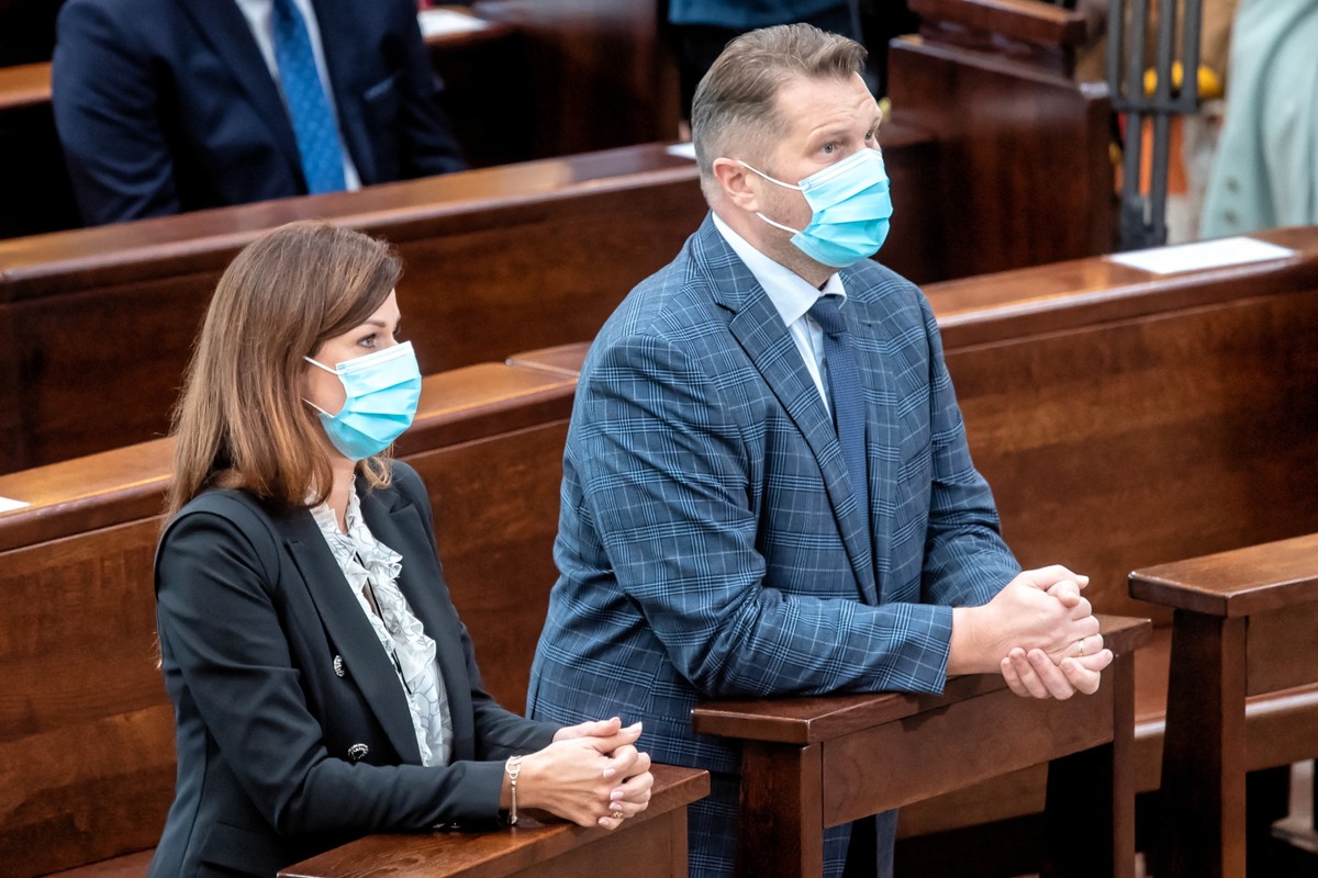 Przemysław Czarnek z żoną Katarzyną