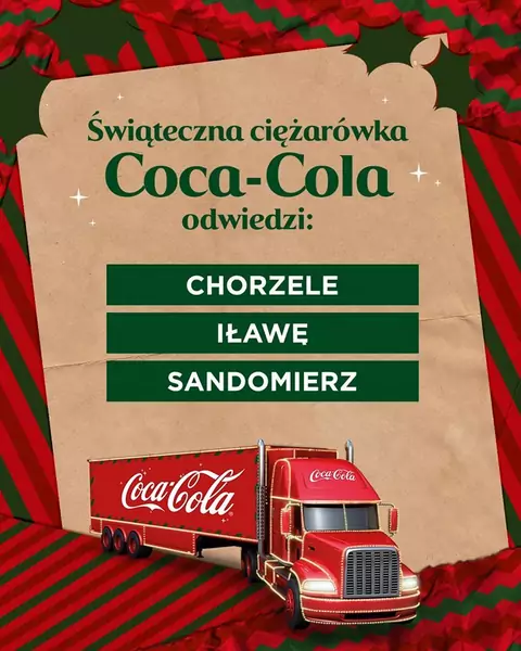 Wiemy, gdzie zaparkuje ciężarówka Coca-Coli / Facebook