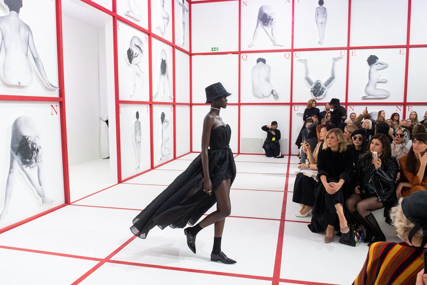 Christian Dior jesień-zima 2019-2020 (Fot. Victor Boyko/Getty Images)