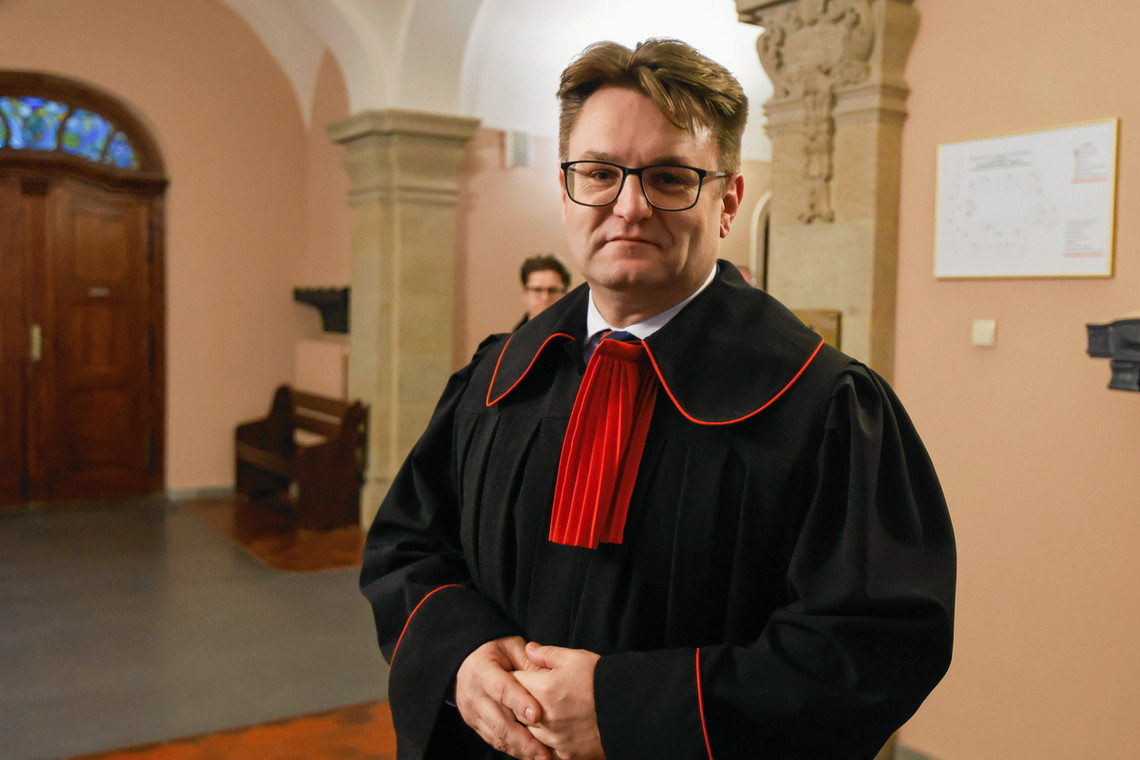 Prokurator Łukasz Wawrzyniak, rzecznik poznańskiej Prokuratury Okręgowej