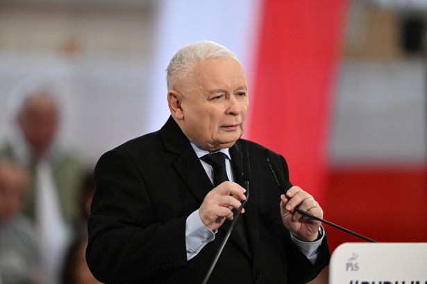 Prezes PiS Jarosław Kaczyński w Leżajsku