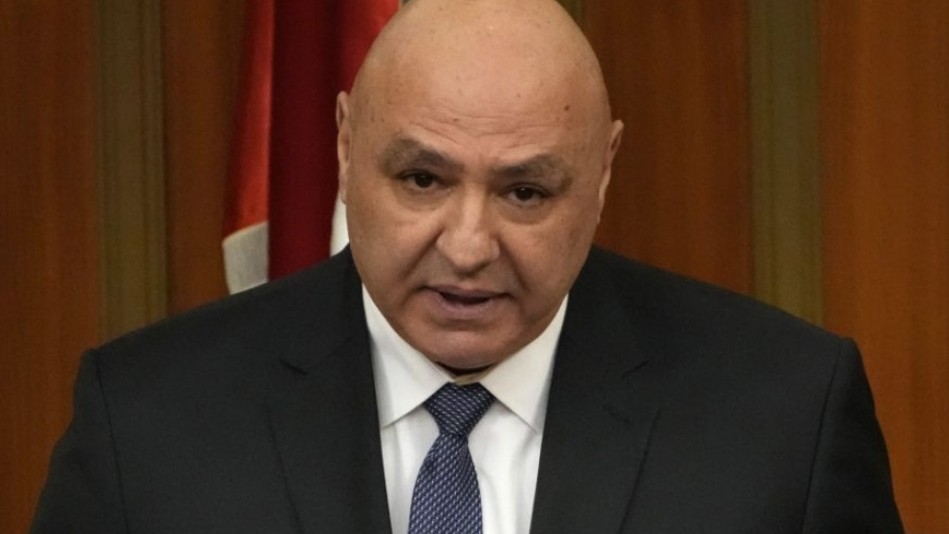 Libanonský prezident Džúzíf Awn.