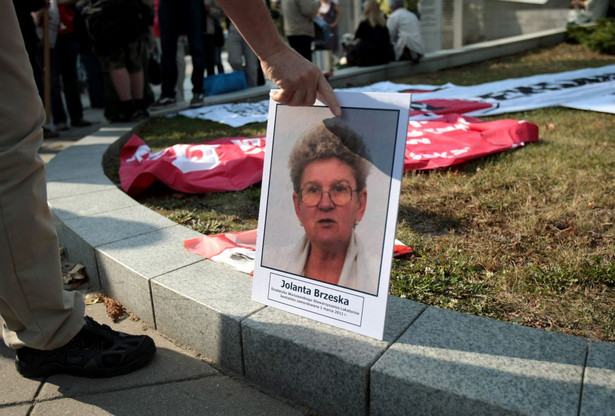 01.10.2011. Manifestacja w obronie praw lokatorów, zorganizowana przez Warszawskie Stowarzyszenie Lokatorów