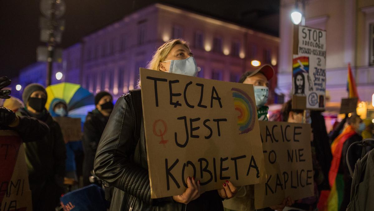 29.10.2020 Warszawa. Protest kobiet