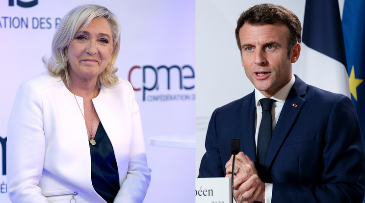 Marine Le Pen és Emmanuel Macron közül kerül ki Franciaország következő elnöke / Fotó: Getty Images