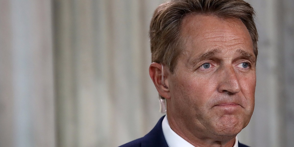 Everyone is asking Jeff Flake if he's going to run for president — and he isn't saying no