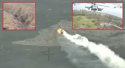 dron strącił rosyjski śmigłowiec szturmowy. piloci uratowali się – ale