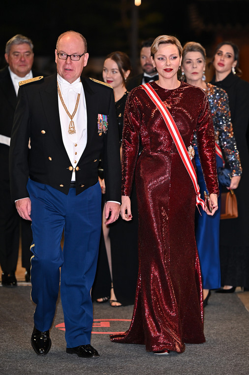 Książę Albert II i księżna Charlene