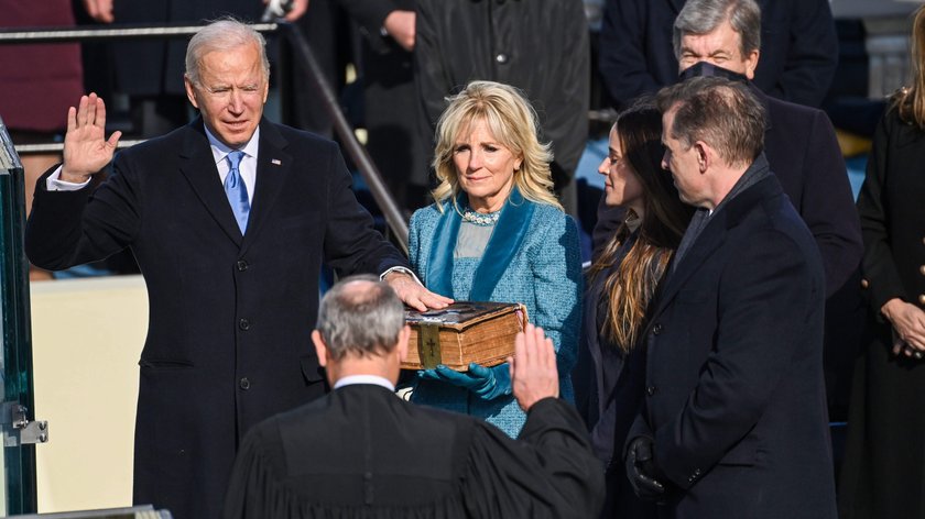 Joe Biden zaprzysiężony na prezydenta USA. "Triumf demokracji"