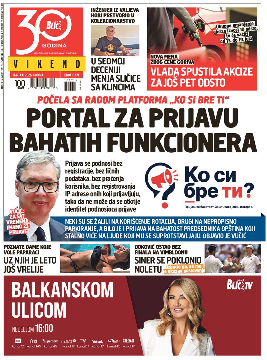 Naslovna Blic