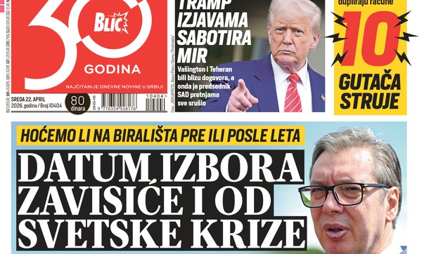 BLIC  NASLOVNA