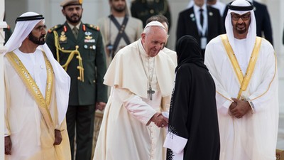 papież franciszek zjednoczone emiraty arabskie