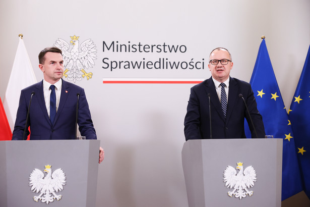 Minister ds. UE Adam Szłapka i szef MS, prokurator generalny Adam Bodnar