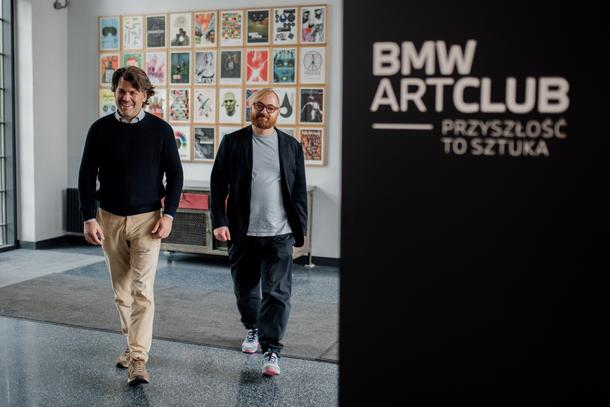 Michael Hansmeyer oraz Stach Szabłowski, BMW Art Club Przyszłość to sztuka, fot.  Oskar Heleniak
