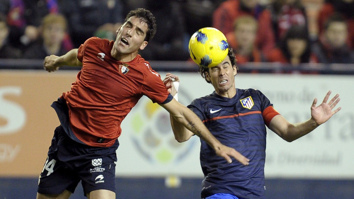 Osasuna Pampeluna przegrała z Atletico Madryt 0:1 (0:1) mecz kończący 20. kolejkę spotkań Primera Division. Gospodarze zanotowali w ten sposób czwarte kolejne spotkanie bez zwycięstwa. Atletico obrało przeciwny kurs - wygrało trzeci raz z rzędu i jest coraz bliżej ligowej czołówki.