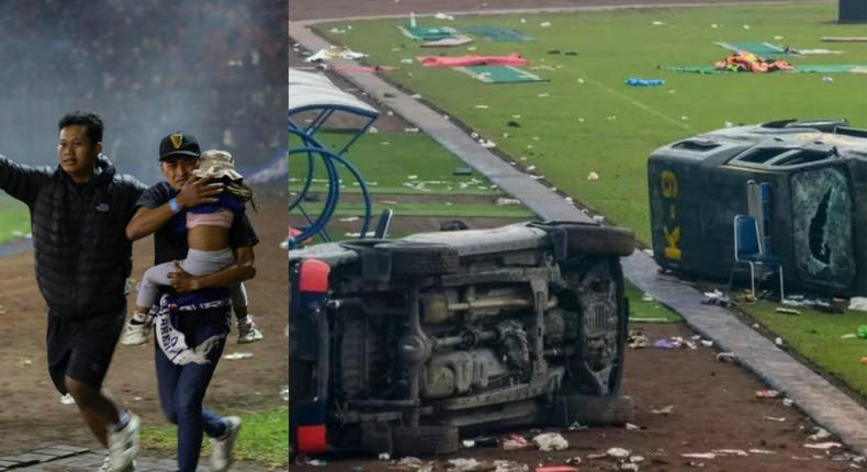 Reactions as over 120 people die in Indonesia stadium riot