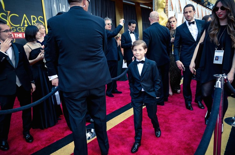Jacob Tremblay gwiazdą na czerwonym dywanie gali Oscarów 2016