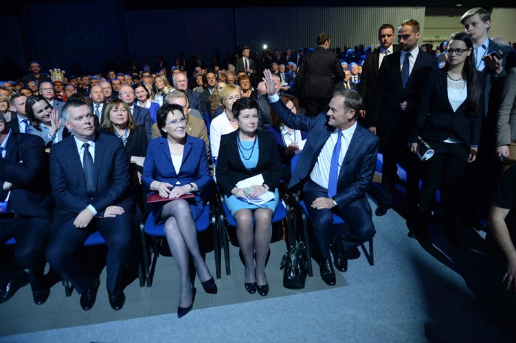 Tomasz Siemoniak, Ewa Kopacz, Hanna Gronkiewicz-Waltz, Donald Tusk