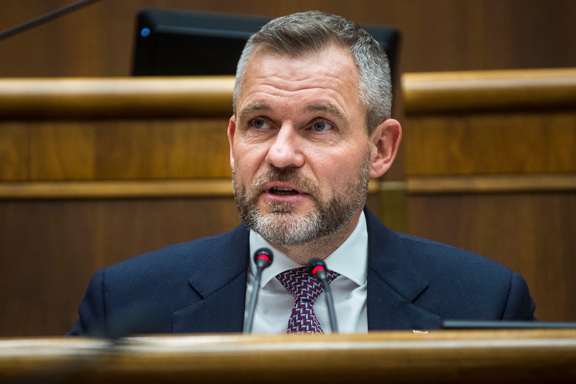 Novozvolený predseda NR SR Peter Pellegrini (Hlas-SD).