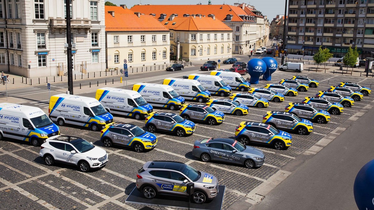 57 aut wejdzie w skład floty samochodowej Hyundai podczas 73. Tour de Pologne UCI World Tour. Uroczyste przekazanie pojazdów odbyło się na Placu Teatralnym w Warszawie.