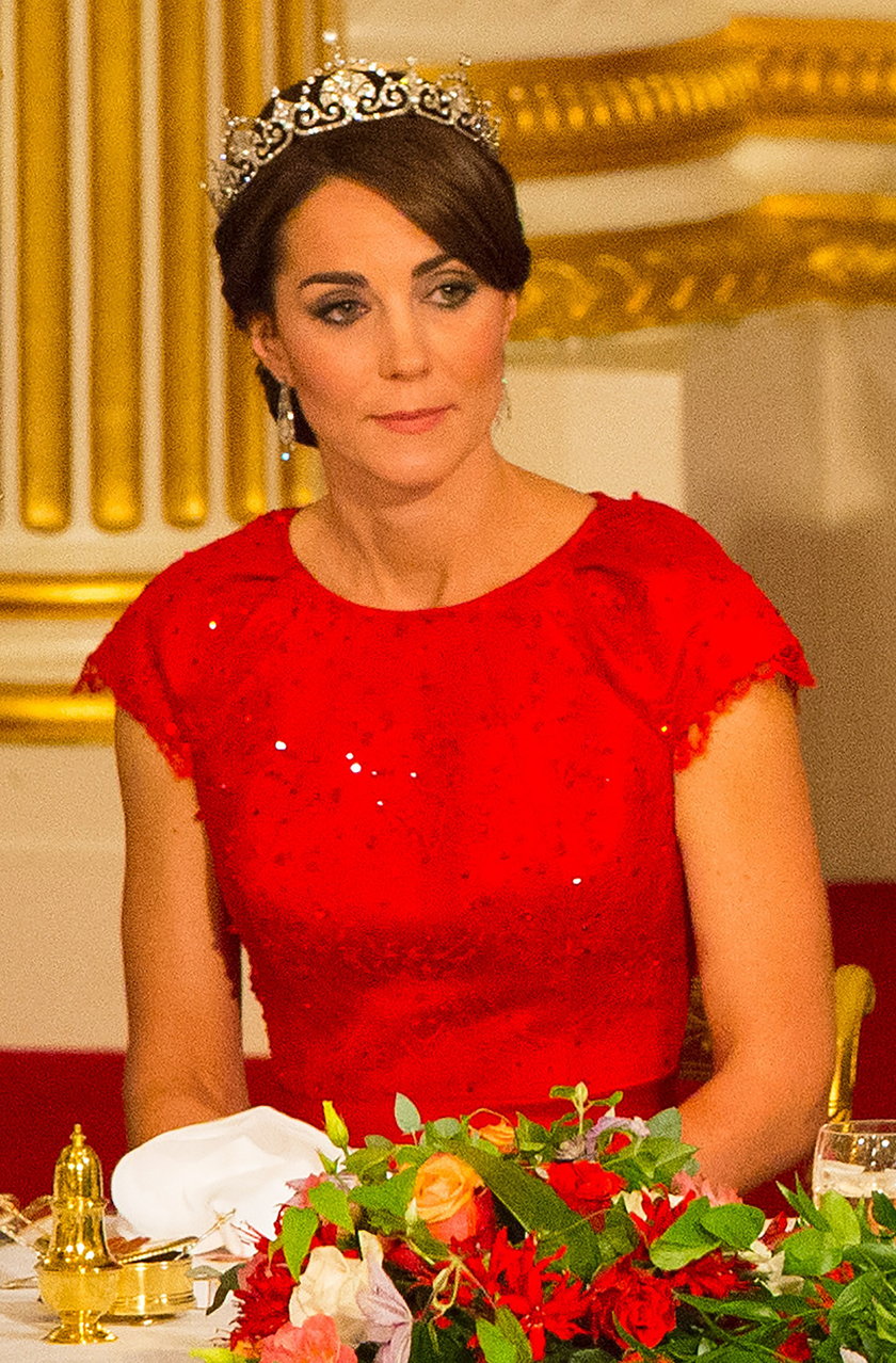 Księżna Kate w królewskiej tiarze