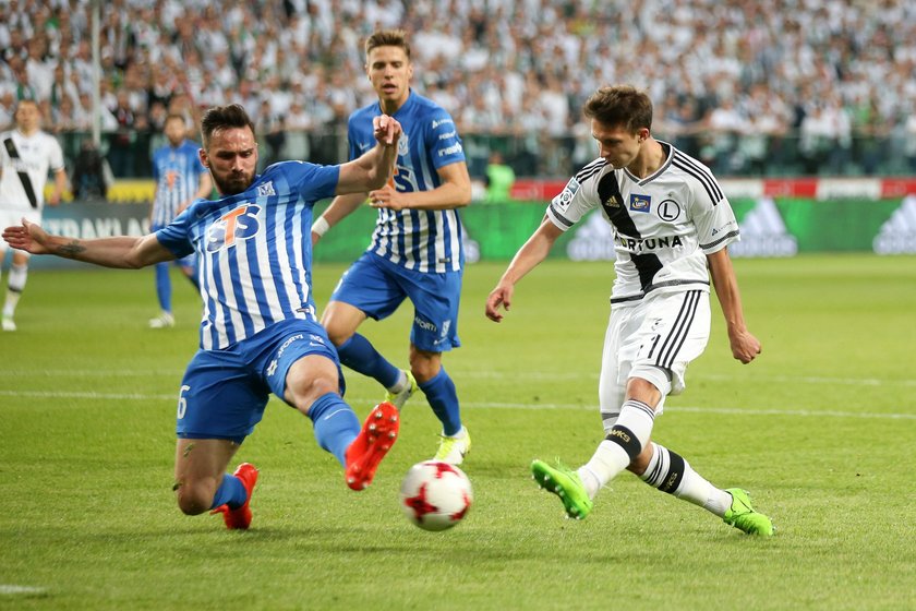 Pilka nozna. Ekstraklasa. Legia Warszawa - Lech Poznan. 17.05.2017