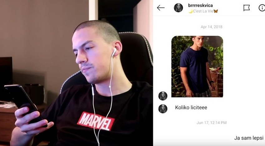 Baka Prase pokazuje poruke Breskvice