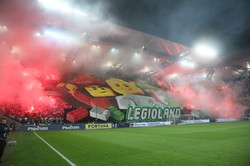 Duńczycy zachwyceni niepowtarzalną atmosferę stworzoną przez kibiców Legii Warszawa