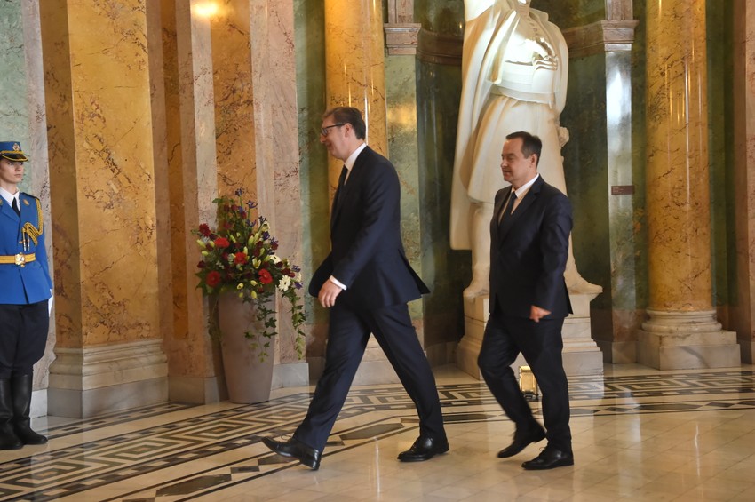 Aleksandar Vučić i Ivica Dačić