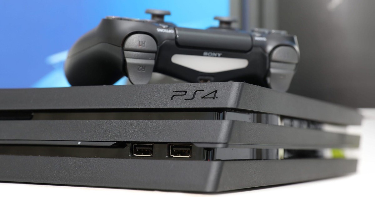 Yes, all versions of the PS4 can play Blu-ray discs, but not if