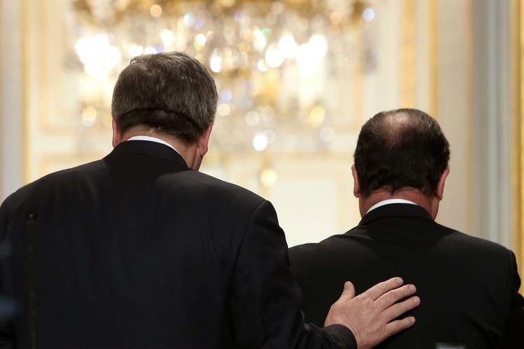 Bronisław Komorowski z wizytą w Paryżu