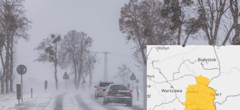 IMGW ostrzega przed intensywnymi marznącymi opadami, śliskimi drogami i mgłą. Ostrzeżenie pierwszego stopnia dla części kraju
