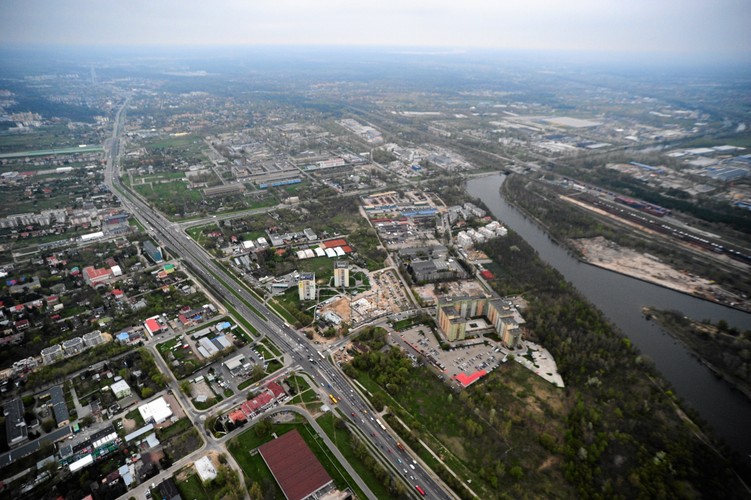 Żerań z lotu ptaka