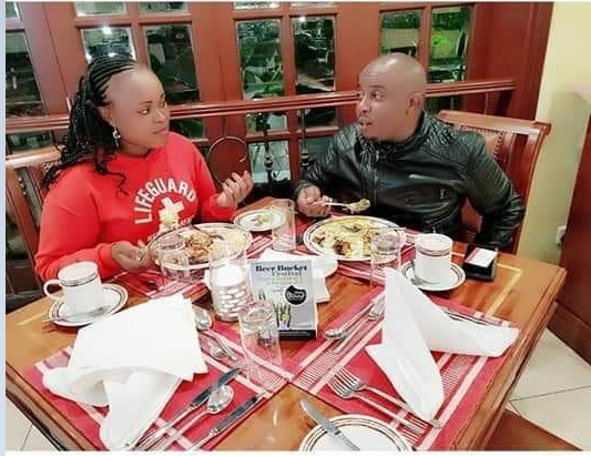 Joseph Kori and his ex-mistress Judy Wangui 