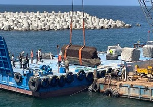 Izvađen deo Aleksandrijskog svetionika