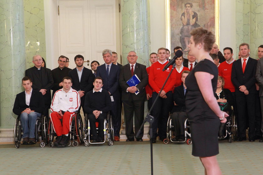 Prezydent Andrzej Duda spotkał się ze sportowcami w Pałacu Prezydenckim