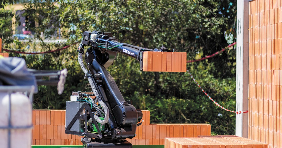 Zielony robot