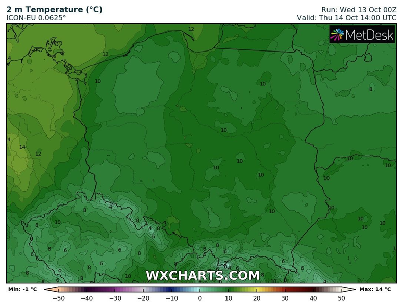 Temperatura nadal będzie niska