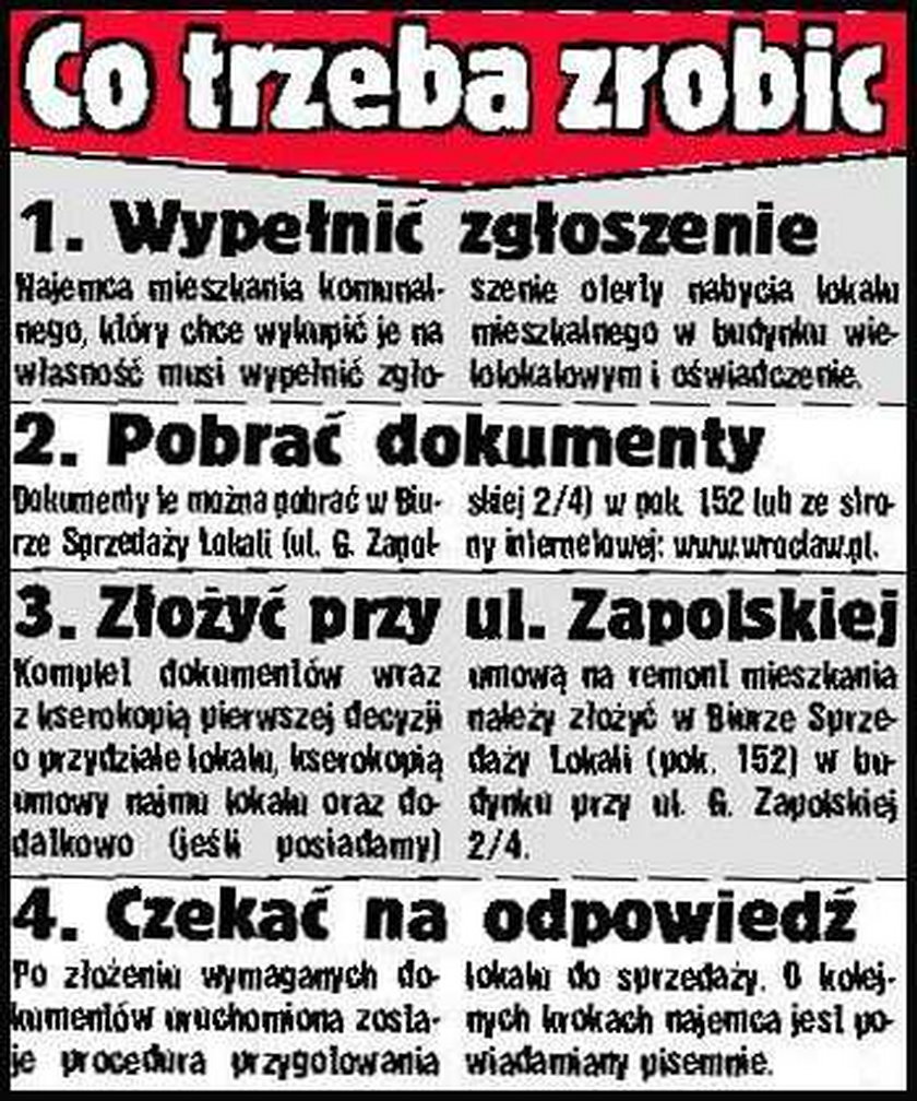 To jest dobra wiadomość! Wynajmujący mieszkania w gminnych kamienicach wyremontowanych po 1 stycznia 2005 roku nie dość, że już od marca będą mogli wykupić je na własność, to jeszcze sporo na tym zaoszczędzą!