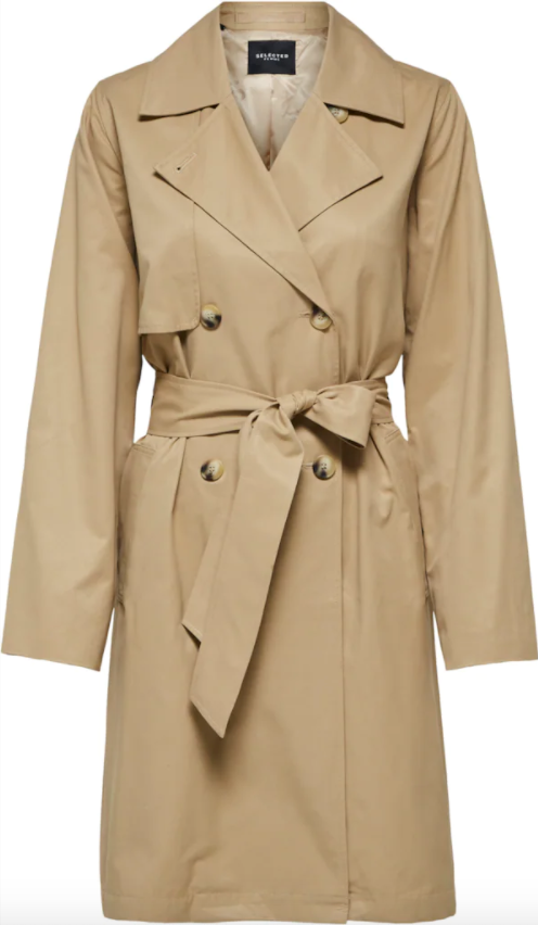 Manteau «Weka» aux finitions trench typiques de Selected Femme pour CHF 159, via Jelmoli Versand. 