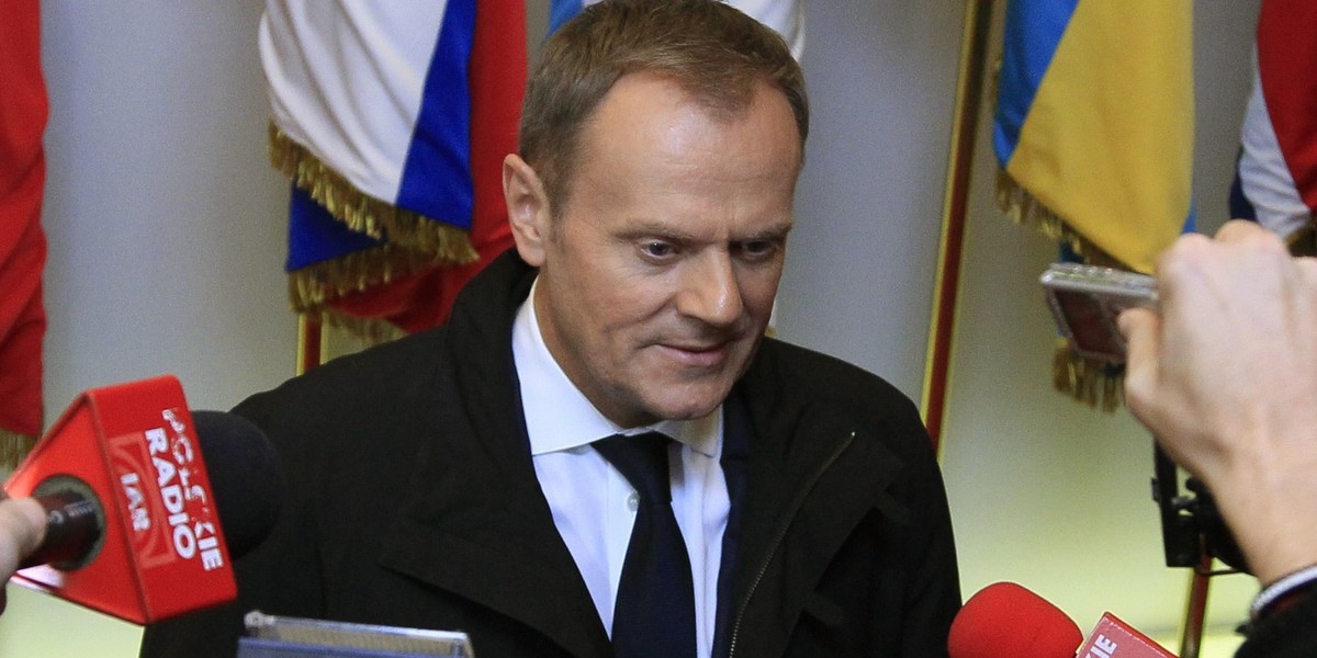 Donald Tusk w Brukseli