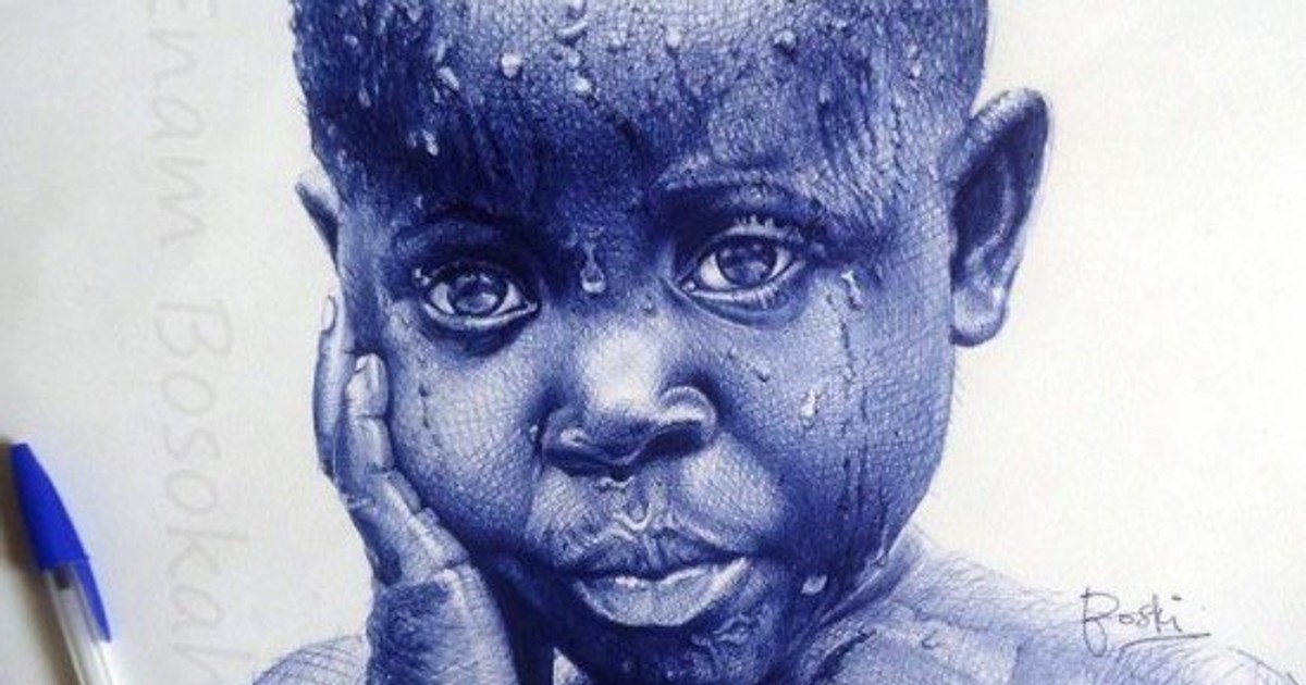 This Ghanaian makes amazing art with a ballpoint pen Pulse Ghana
