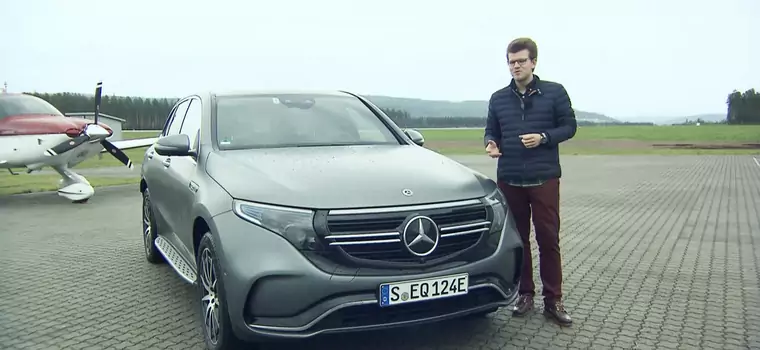 Samochód Błażeja - Mercedes EQC