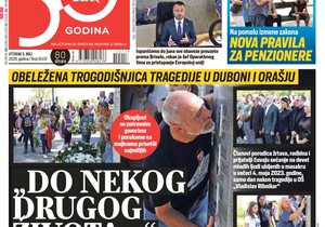 Blic naslovna strana za 5.5.