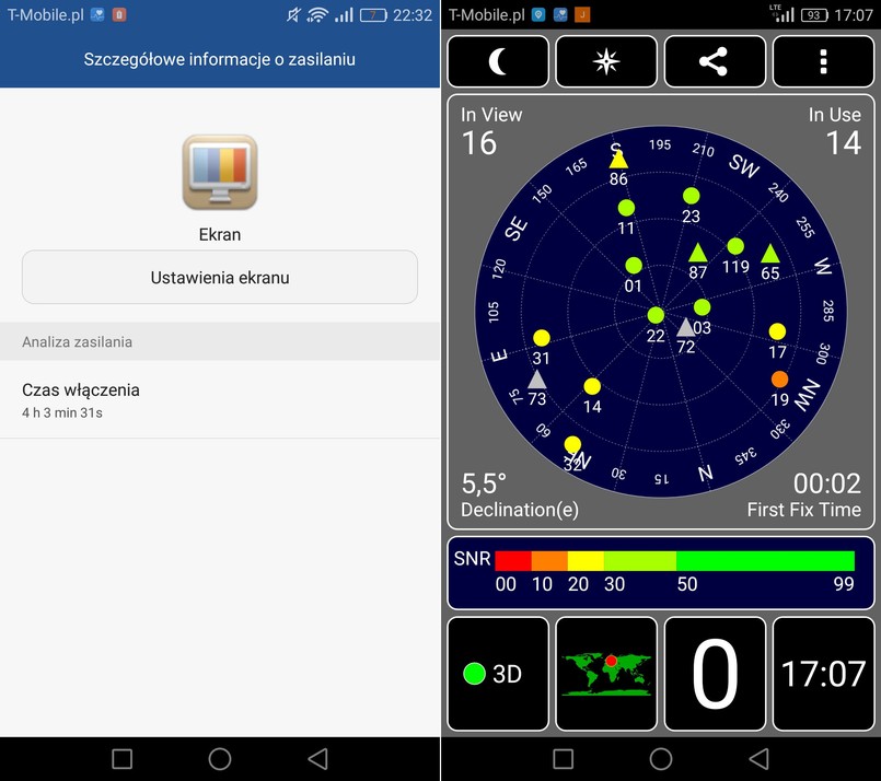 Honor 8 - wytrzymałość baterii i działanie GPS