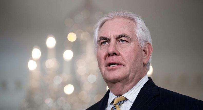 US Secretary of State Rex Tillerson, seen March 23, 2017, initially planned to skip a NATO ministerial meeting