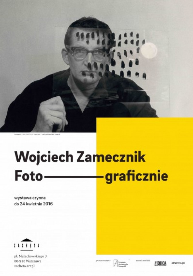 "Wojciech Zamecznik. Foto-graficznie" w Zachęcie - Narodowej Galerii Sztuki